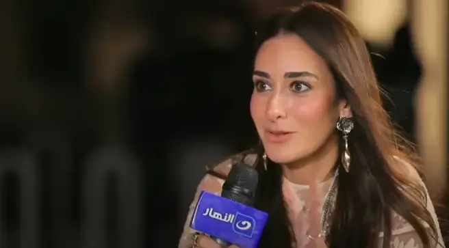 لقاء لميس الحديدى مع امينة خليل من مهرجان الجونة