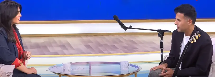 حمزة نمرة مع منى الشاذلي