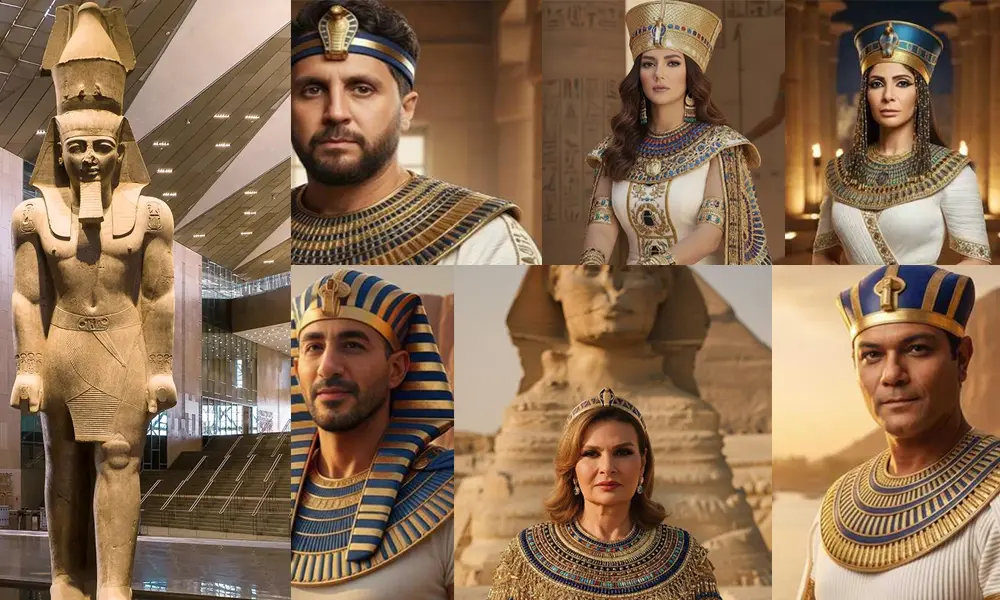الفنانون يحتفلون بالحضارة المصرية عبر الذكاء الاصطناعي قبل افتتاح المتحف الكبير